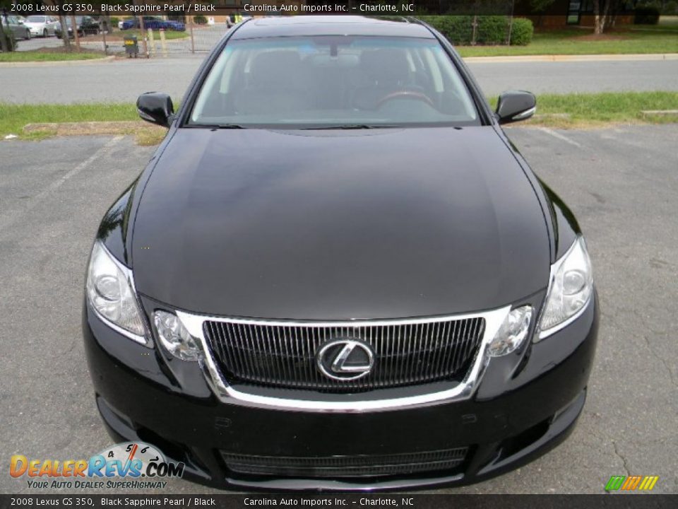 2008 Lexus GS 350 Black Sapphire Pearl / Black Photo #5