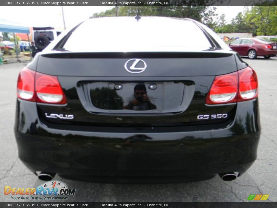 2008 Lexus GS 350 Black Sapphire Pearl / Black Photo #9