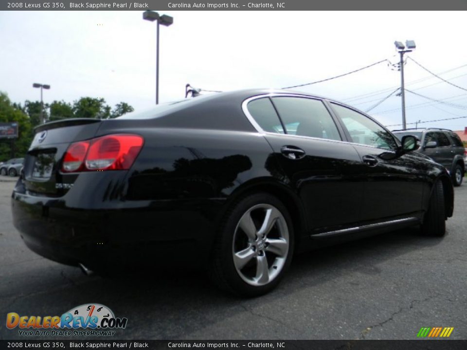 2008 Lexus GS 350 Black Sapphire Pearl / Black Photo #10