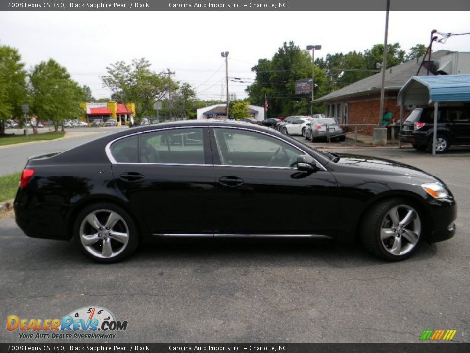 2008 Lexus GS 350 Black Sapphire Pearl / Black Photo #11