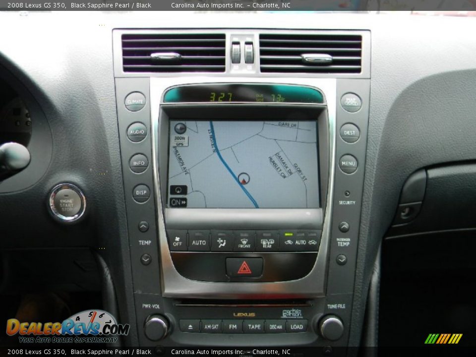 2008 Lexus GS 350 Black Sapphire Pearl / Black Photo #15