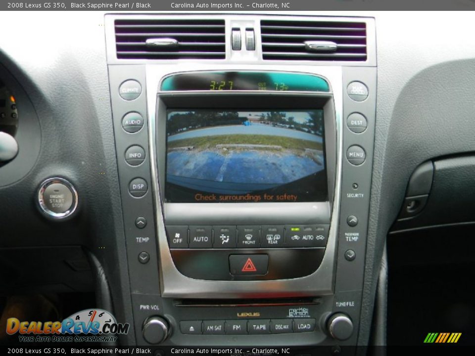 2008 Lexus GS 350 Black Sapphire Pearl / Black Photo #16