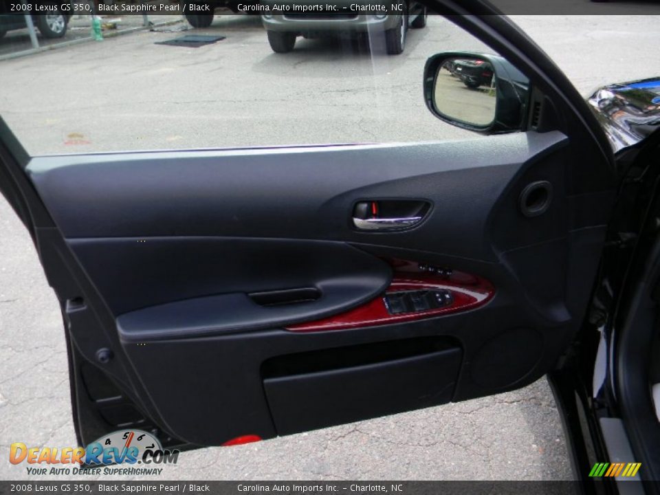 2008 Lexus GS 350 Black Sapphire Pearl / Black Photo #18