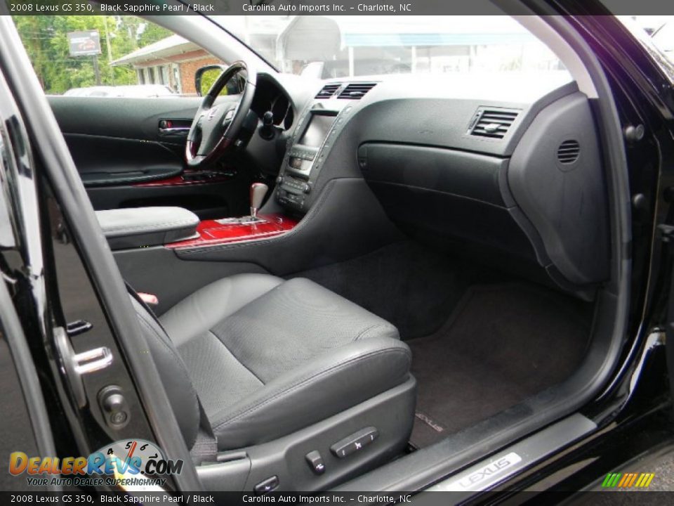 2008 Lexus GS 350 Black Sapphire Pearl / Black Photo #22