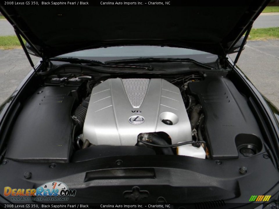 2008 Lexus GS 350 Black Sapphire Pearl / Black Photo #25