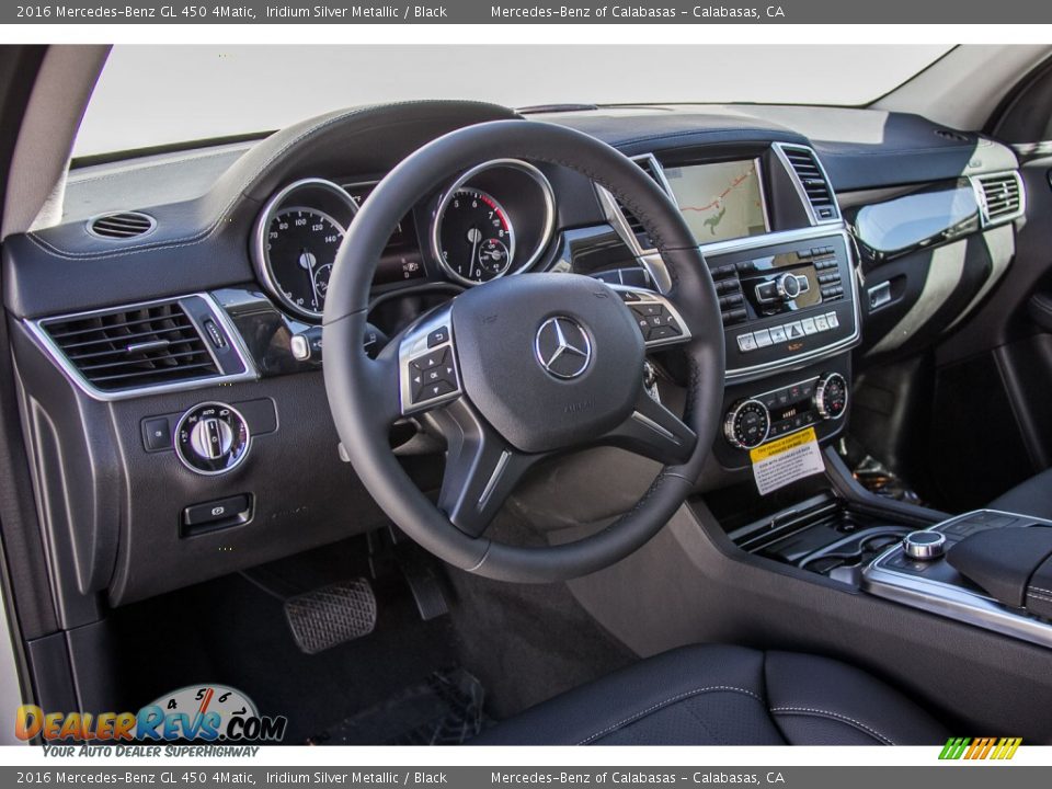 2016 Mercedes-Benz GL 450 4Matic Iridium Silver Metallic / Black Photo #6