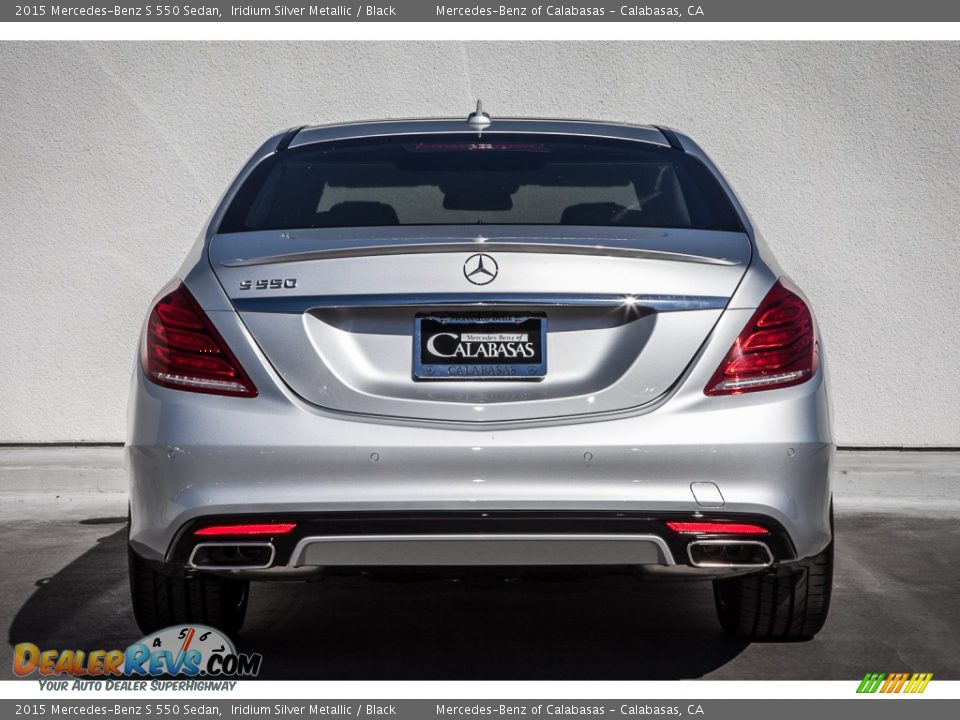 2015 Mercedes-Benz S 550 Sedan Iridium Silver Metallic / Black Photo #3