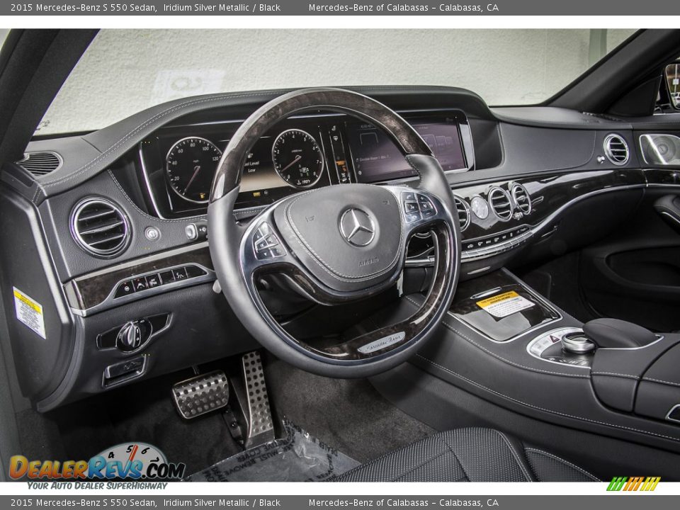 2015 Mercedes-Benz S 550 Sedan Iridium Silver Metallic / Black Photo #5
