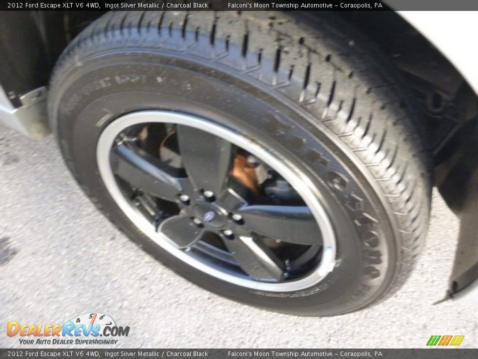 2012 Ford Escape XLT V6 4WD Ingot Silver Metallic / Charcoal Black Photo #4