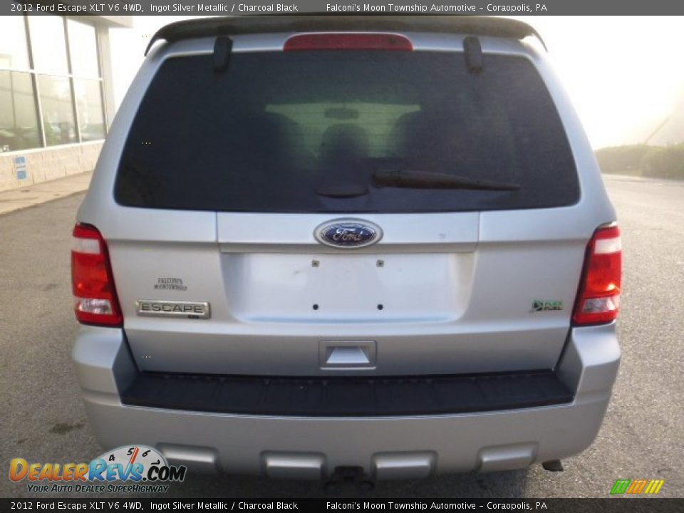 2012 Ford Escape XLT V6 4WD Ingot Silver Metallic / Charcoal Black Photo #6