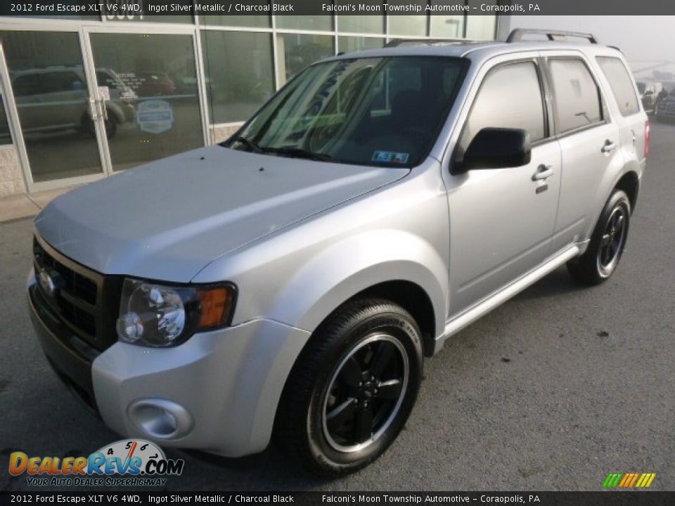 2012 Ford Escape XLT V6 4WD Ingot Silver Metallic / Charcoal Black Photo #9
