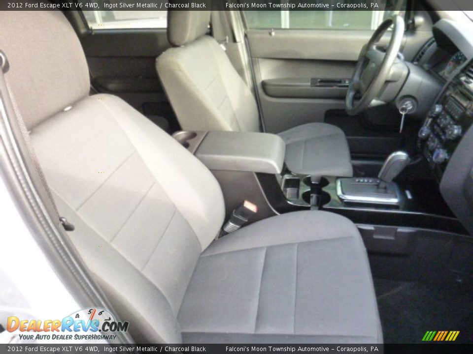 2012 Ford Escape XLT V6 4WD Ingot Silver Metallic / Charcoal Black Photo #10