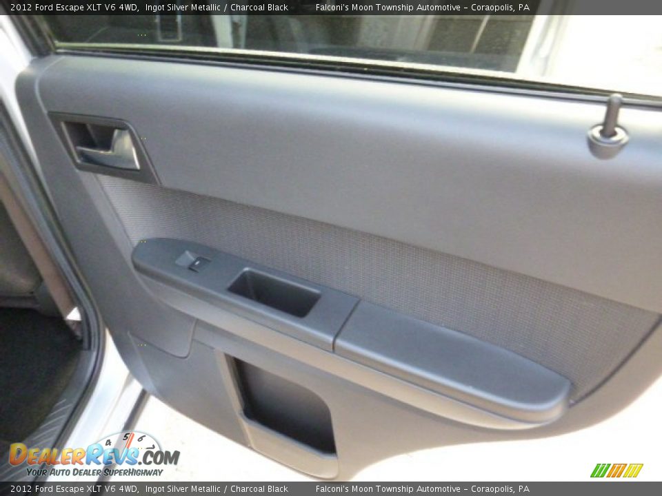 2012 Ford Escape XLT V6 4WD Ingot Silver Metallic / Charcoal Black Photo #14