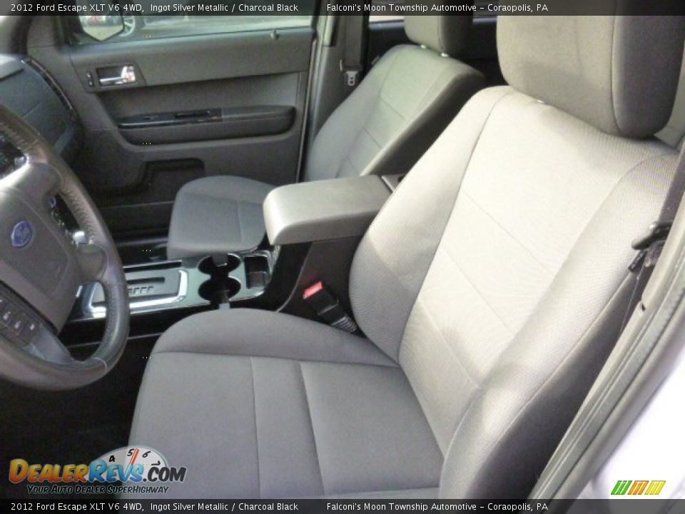 2012 Ford Escape XLT V6 4WD Ingot Silver Metallic / Charcoal Black Photo #15