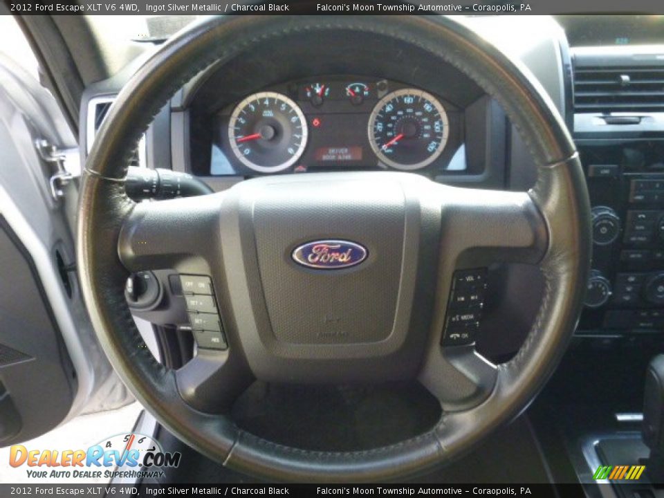 2012 Ford Escape XLT V6 4WD Ingot Silver Metallic / Charcoal Black Photo #22