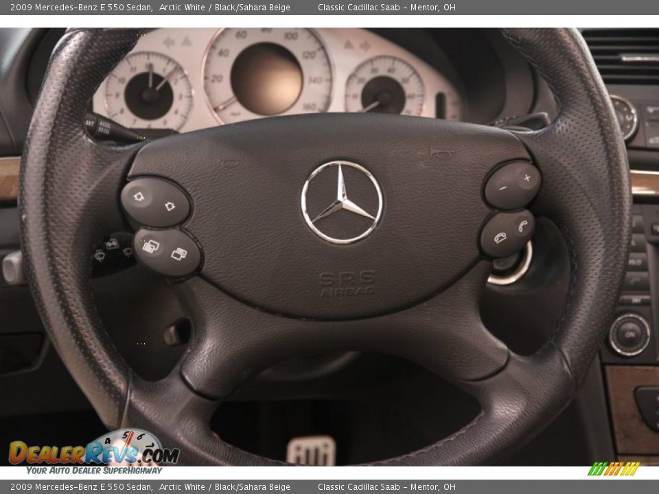 2009 Mercedes-Benz E 550 Sedan Steering Wheel Photo #6
