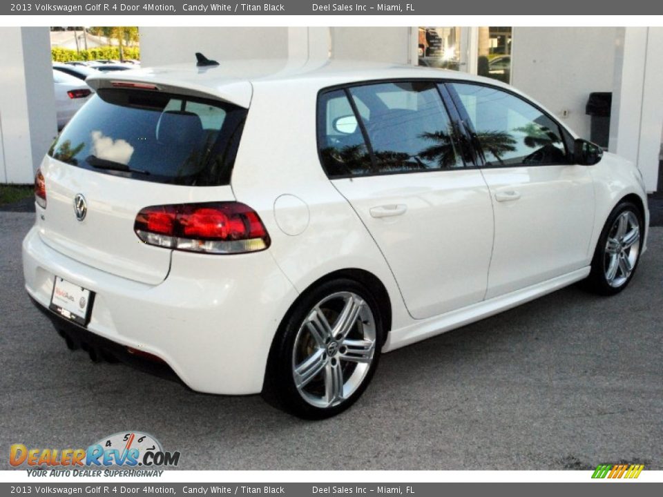 2013 Volkswagen Golf R 4 Door 4Motion Candy White / Titan Black Photo #9