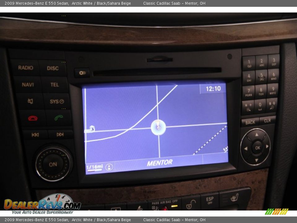 Navigation of 2009 Mercedes-Benz E 550 Sedan Photo #12