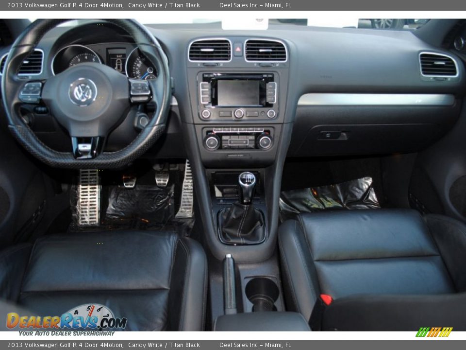 2013 Volkswagen Golf R 4 Door 4Motion Candy White / Titan Black Photo #13