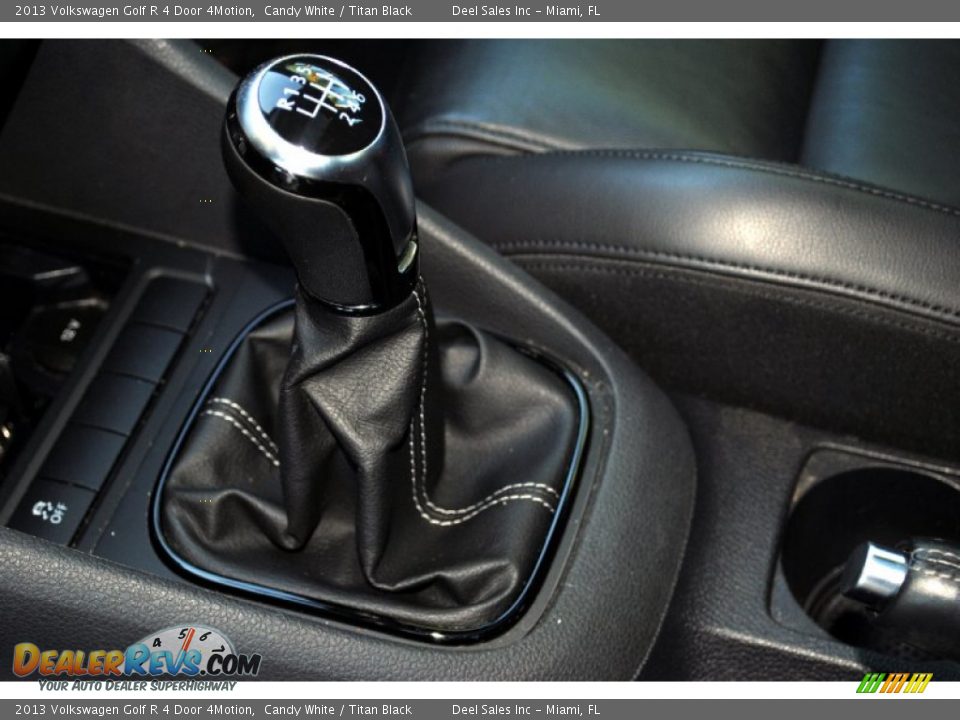 2013 Volkswagen Golf R 4 Door 4Motion Candy White / Titan Black Photo #16