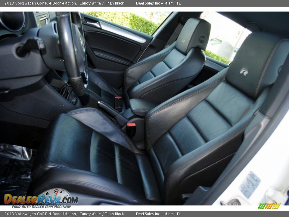 2013 Volkswagen Golf R 4 Door 4Motion Candy White / Titan Black Photo #17