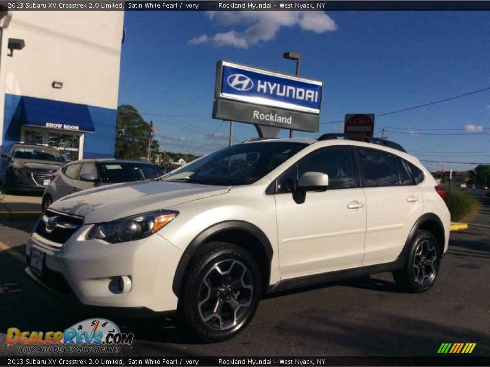 2013 Subaru XV Crosstrek 2.0 Limited Satin White Pearl / Ivory Photo #1