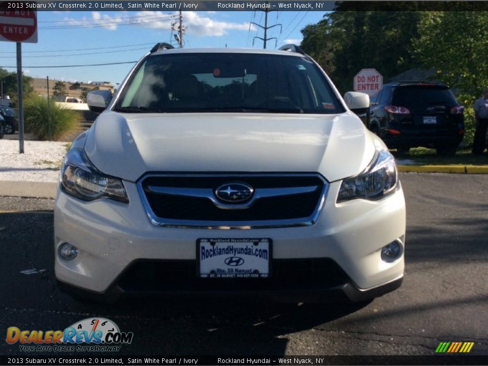 2013 Subaru XV Crosstrek 2.0 Limited Satin White Pearl / Ivory Photo #2