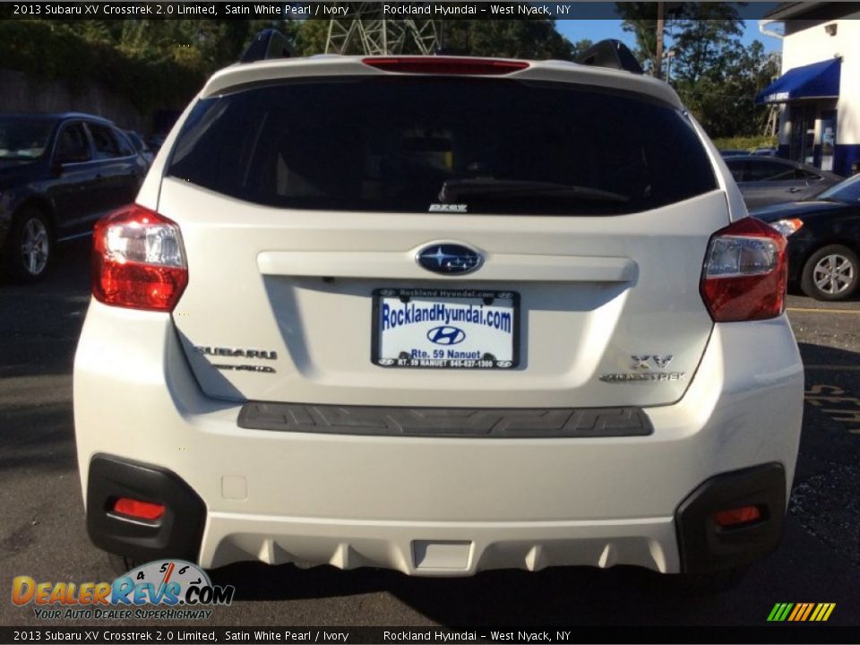 2013 Subaru XV Crosstrek 2.0 Limited Satin White Pearl / Ivory Photo #5