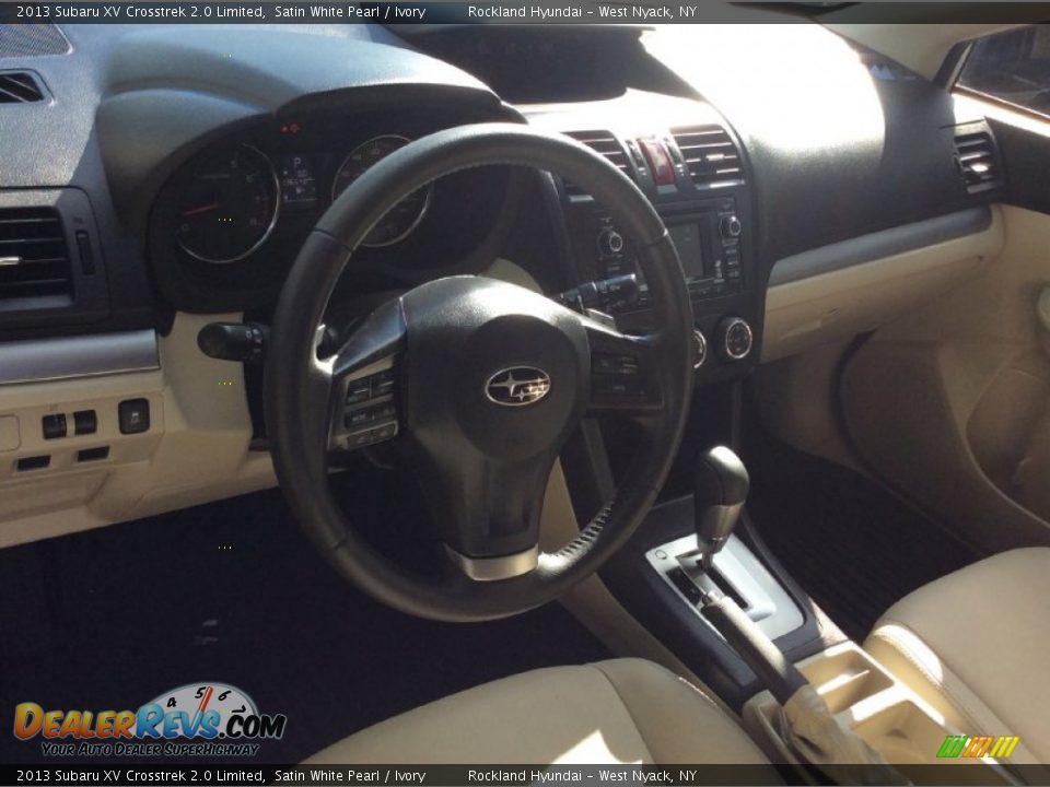 2013 Subaru XV Crosstrek 2.0 Limited Satin White Pearl / Ivory Photo #9