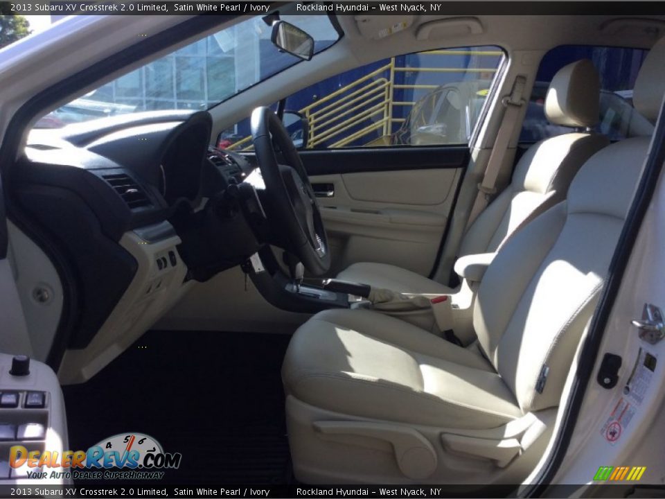 2013 Subaru XV Crosstrek 2.0 Limited Satin White Pearl / Ivory Photo #10
