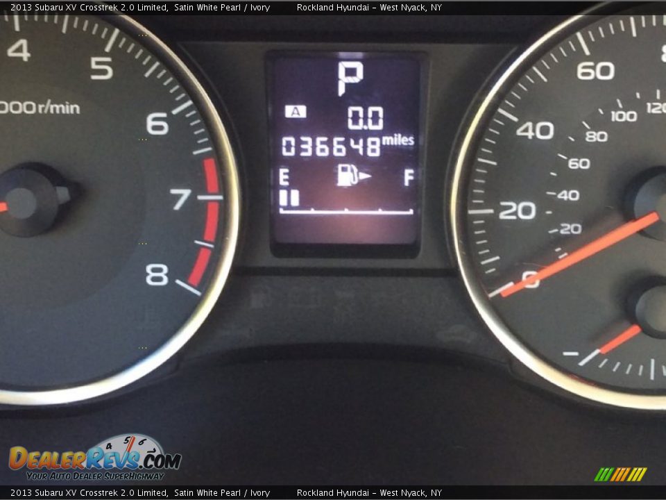 2013 Subaru XV Crosstrek 2.0 Limited Satin White Pearl / Ivory Photo #19