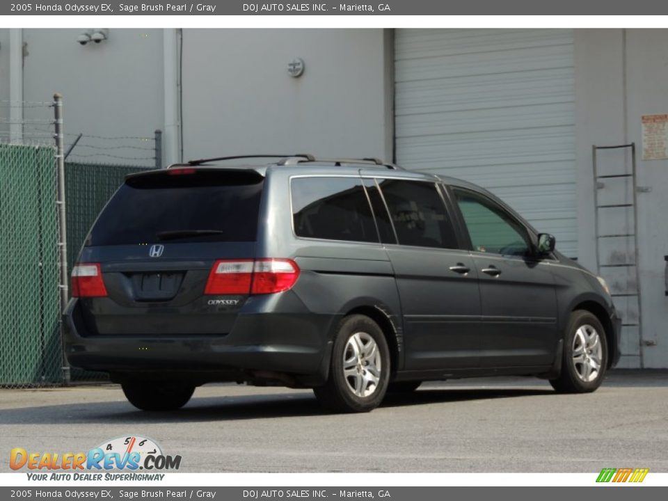 2005 Honda Odyssey EX Sage Brush Pearl / Gray Photo #9