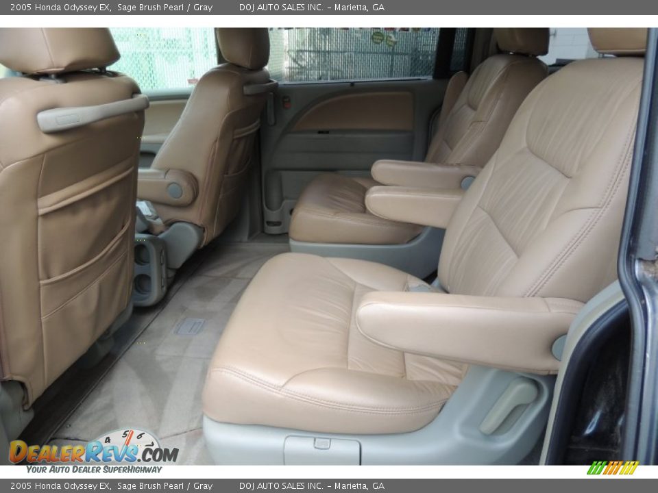 2005 Honda Odyssey EX Sage Brush Pearl / Gray Photo #14