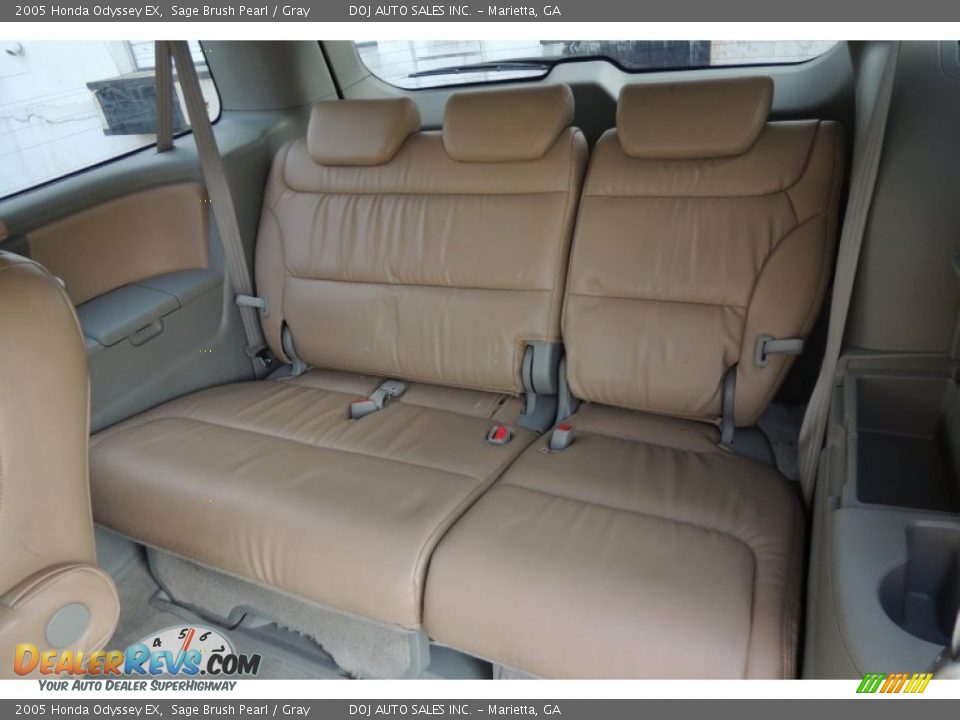 2005 Honda Odyssey EX Sage Brush Pearl / Gray Photo #15