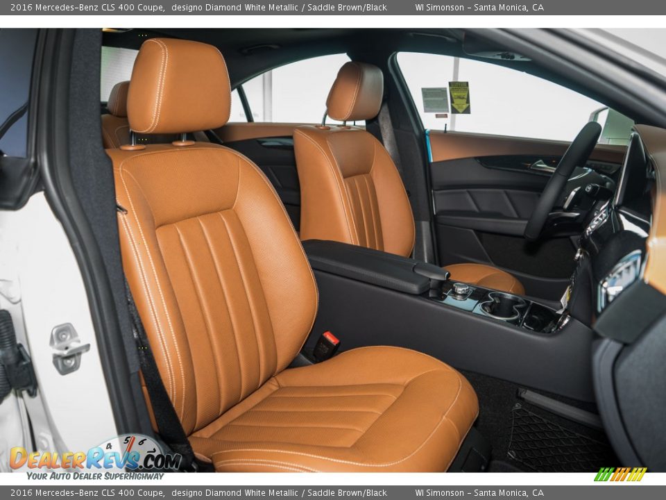 Saddle Brown/Black Interior - 2016 Mercedes-Benz CLS 400 Coupe Photo #2