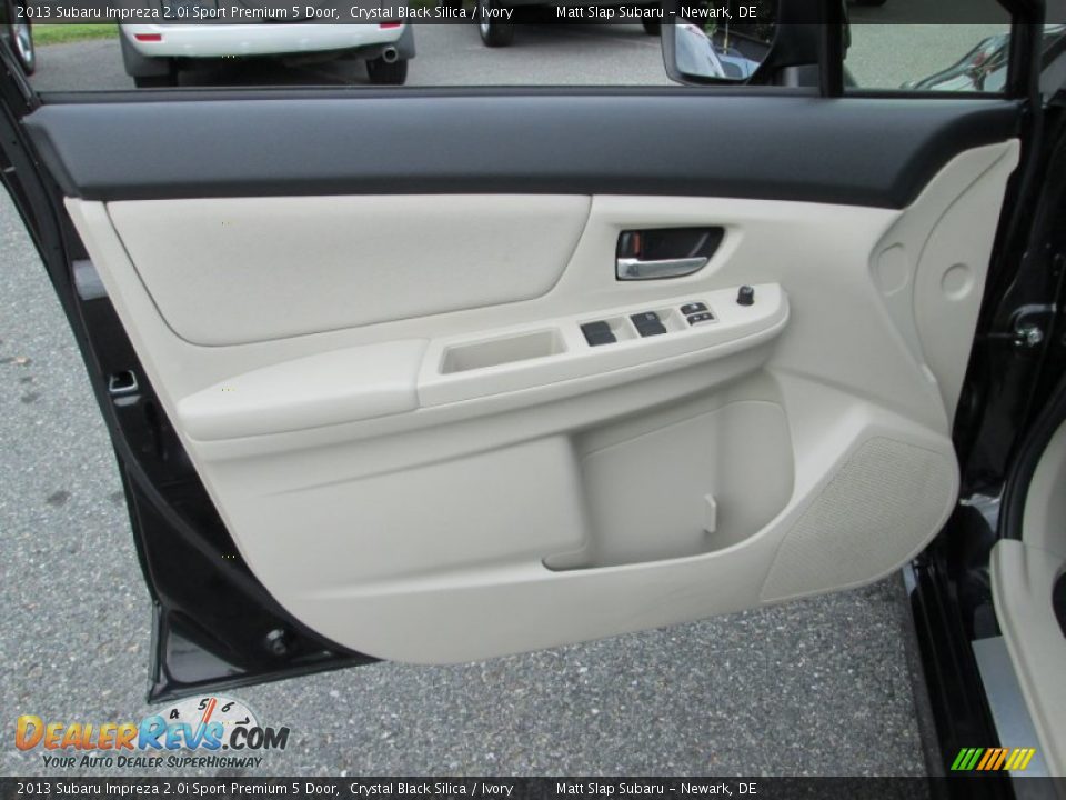 2013 Subaru Impreza 2.0i Sport Premium 5 Door Crystal Black Silica / Ivory Photo #13