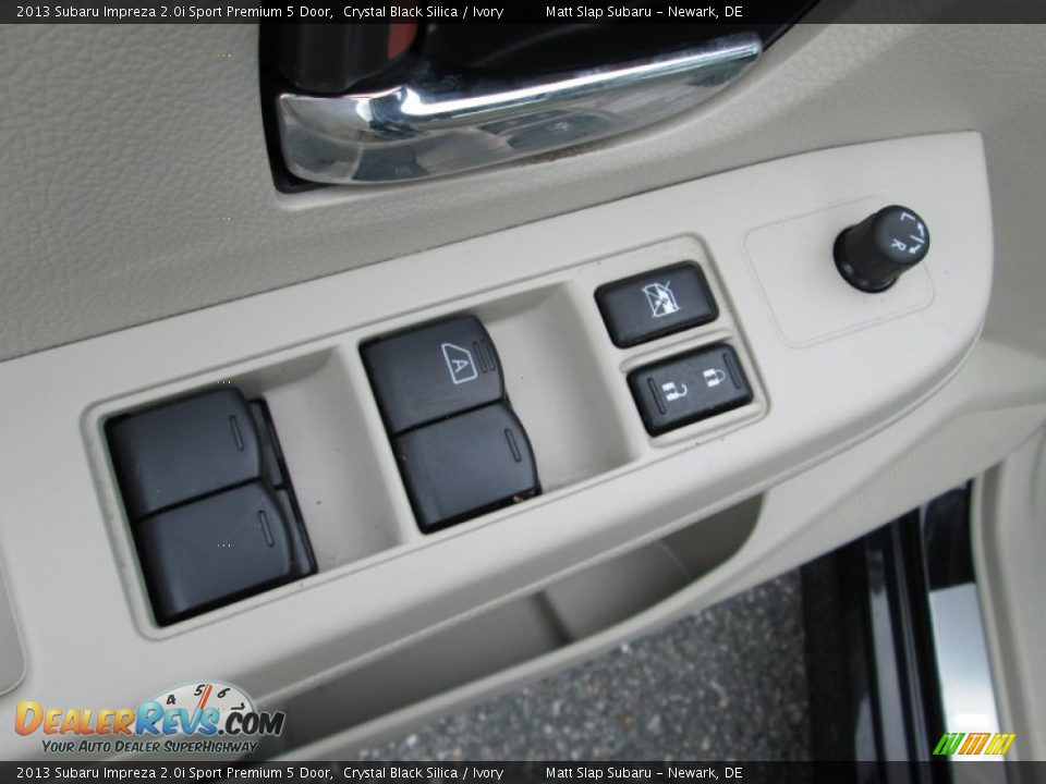 2013 Subaru Impreza 2.0i Sport Premium 5 Door Crystal Black Silica / Ivory Photo #14