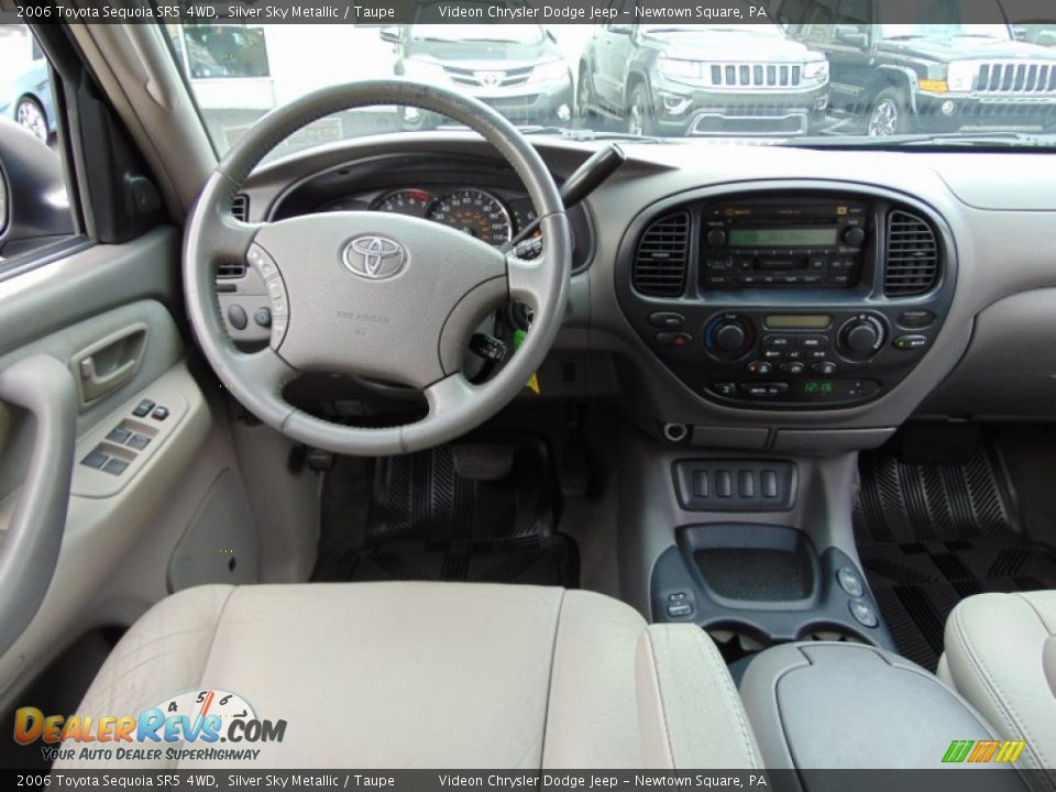2006 Toyota Sequoia SR5 4WD Silver Sky Metallic / Taupe Photo #17