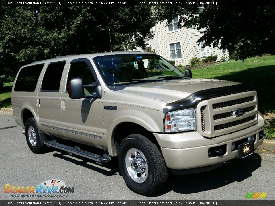 2005 Ford Excursion Limited 4X4 Pueblo Gold Metallic / Medium Pebble Photo #7