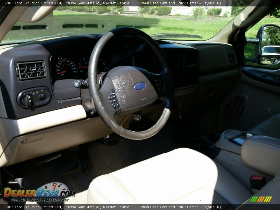 2005 Ford Excursion Limited 4X4 Pueblo Gold Metallic / Medium Pebble Photo #14