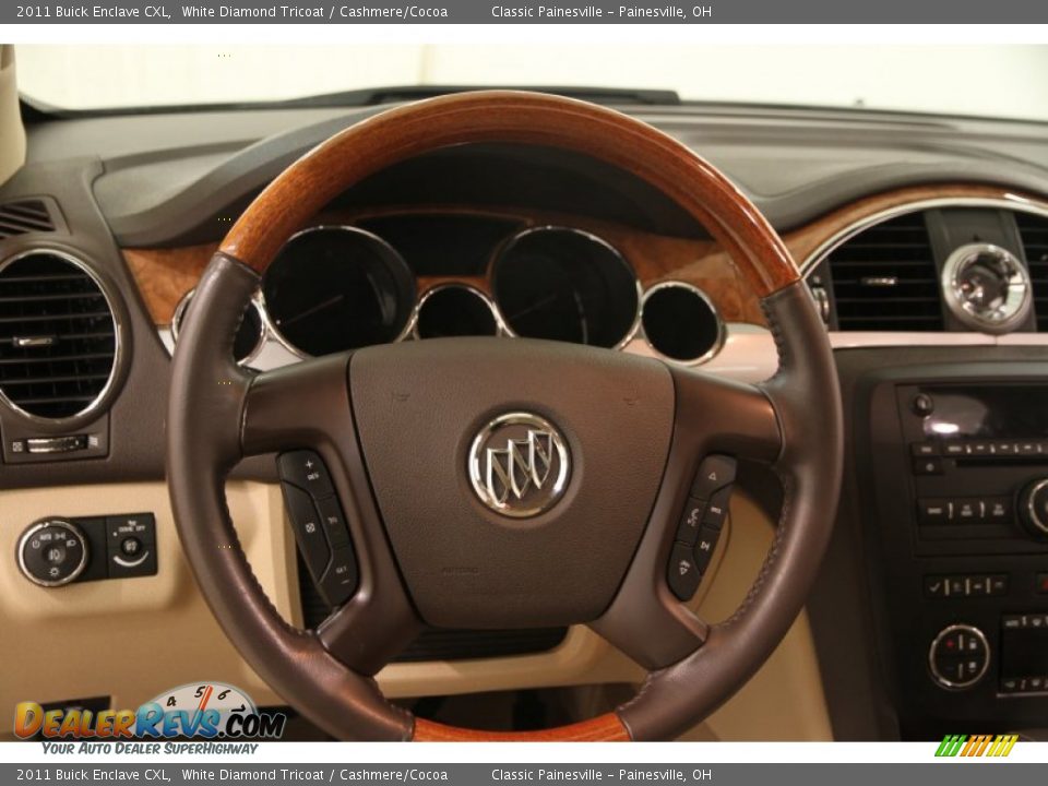 2011 Buick Enclave CXL Steering Wheel Photo #6