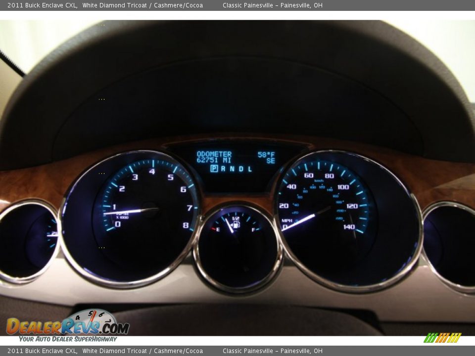 2011 Buick Enclave CXL Gauges Photo #7