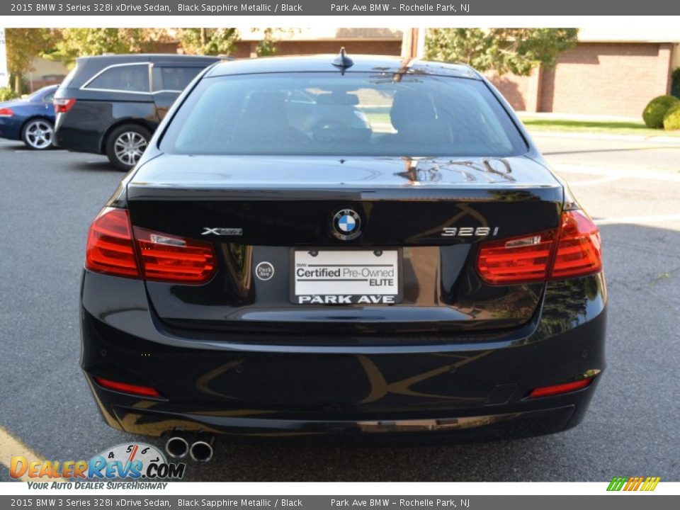 2015 BMW 3 Series 328i xDrive Sedan Black Sapphire Metallic / Black Photo #4