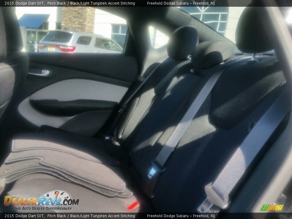2015 Dodge Dart SXT Pitch Black / Black/Light Tungsten Accent Stitching Photo #9