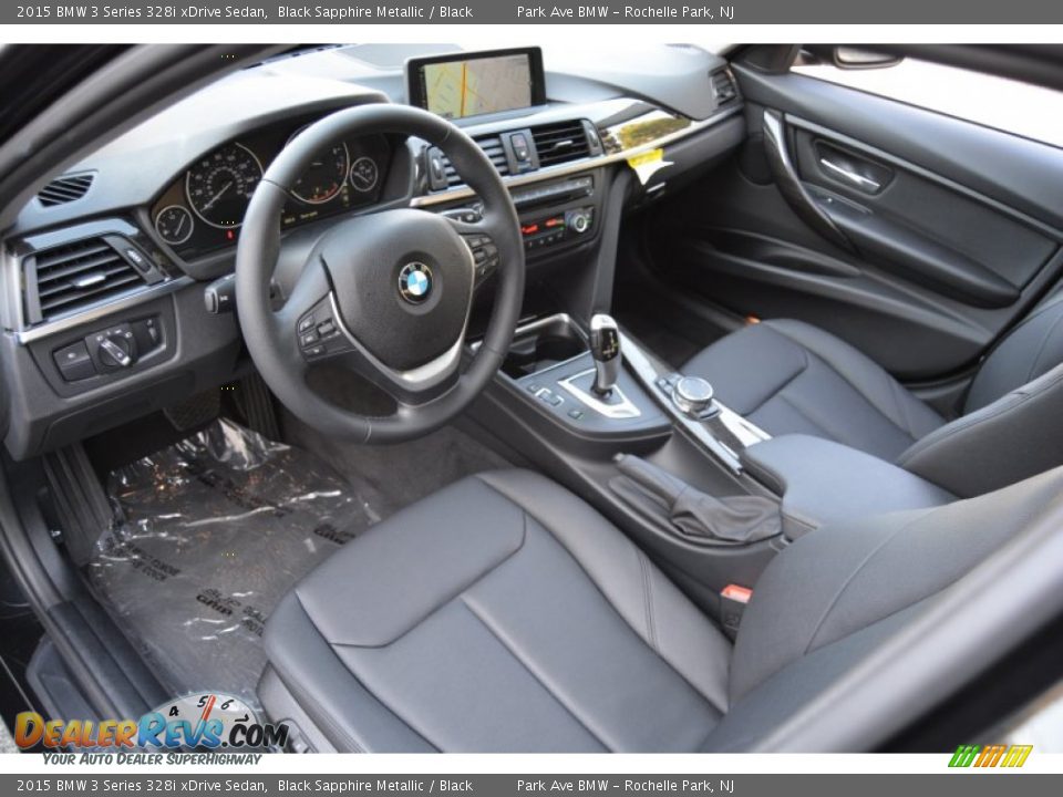 2015 BMW 3 Series 328i xDrive Sedan Black Sapphire Metallic / Black Photo #10
