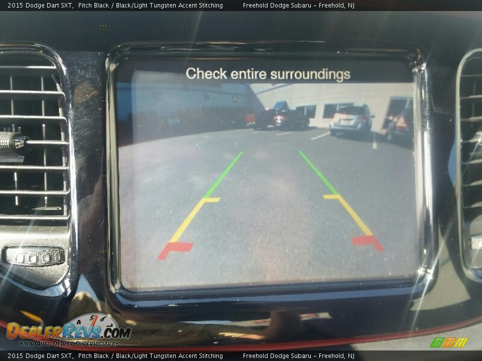 2015 Dodge Dart SXT Pitch Black / Black/Light Tungsten Accent Stitching Photo #23