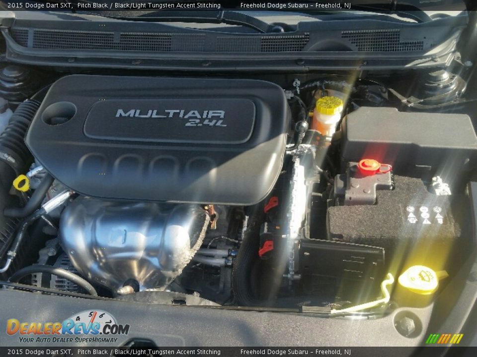 2015 Dodge Dart SXT Pitch Black / Black/Light Tungsten Accent Stitching Photo #29