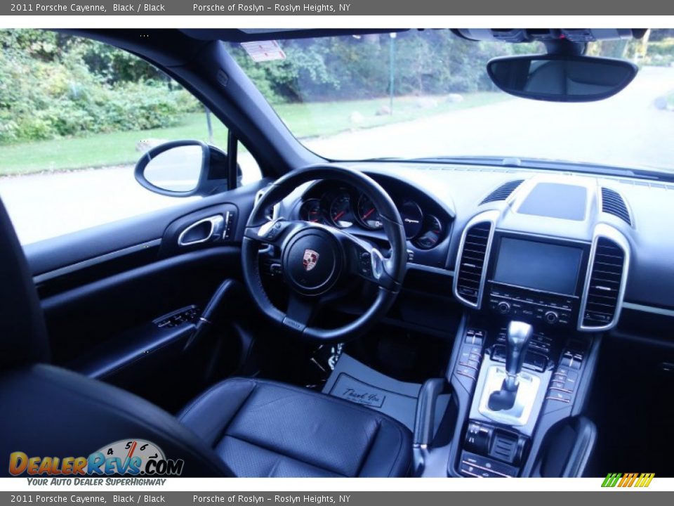 2011 Porsche Cayenne Black / Black Photo #12