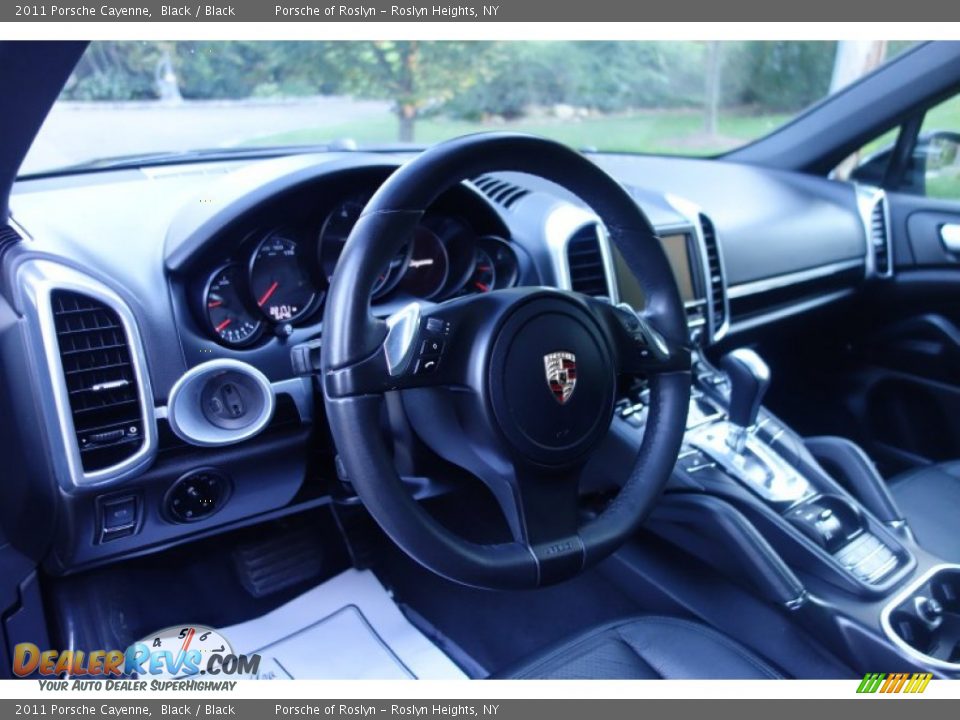 2011 Porsche Cayenne Black / Black Photo #21