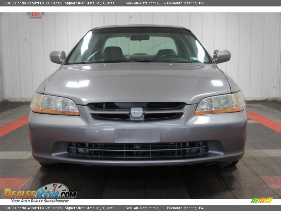 2000 Honda Accord EX V6 Sedan Signet Silver Metallic / Quartz Photo #4